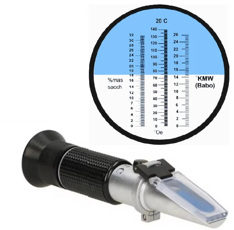 Refractometer Salinity - Handheld 0-100% Salinity Aquarium ATC Refractometer