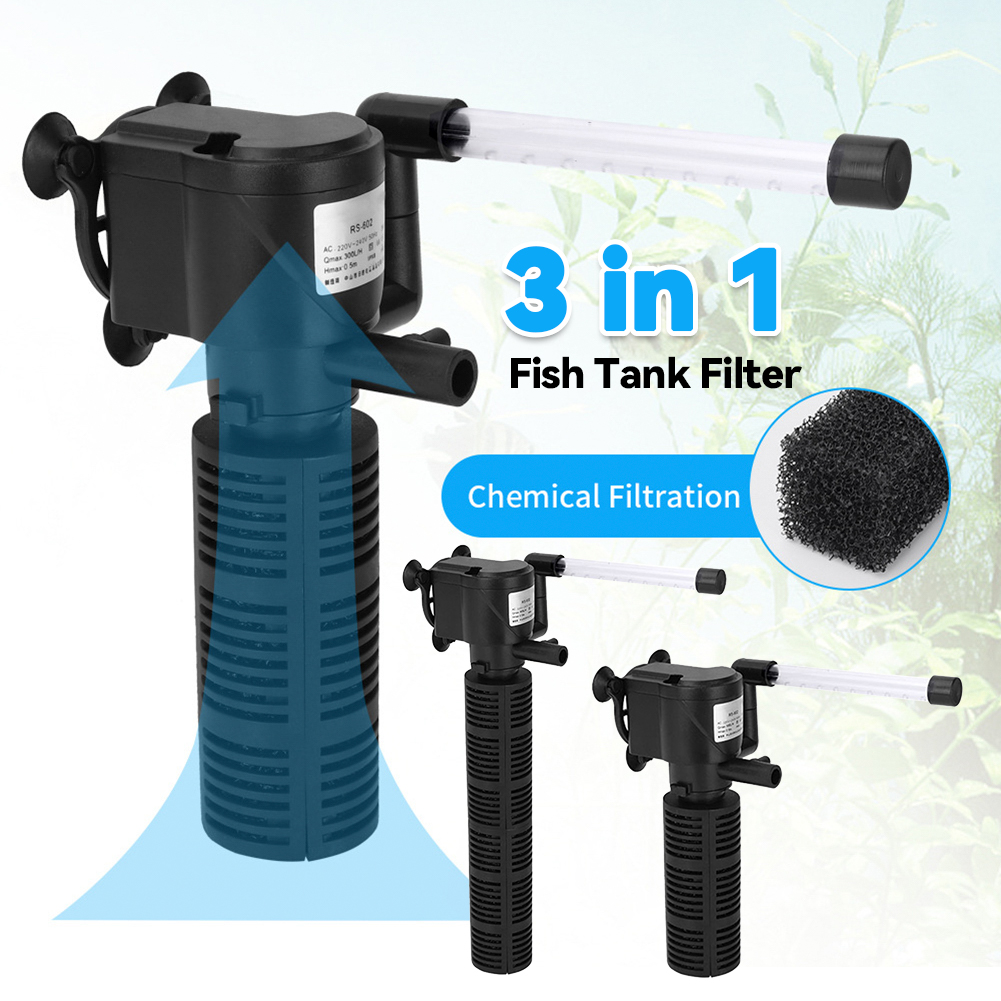 Marine Aquarium Overflow Box - 3 in 1 Aquarium Internal Filter