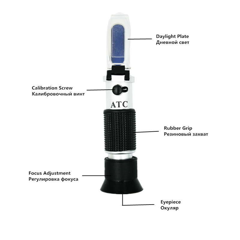 0-32% Sugar 0-28% Salt Portabl - огляд і ціна Refractometer Salinity