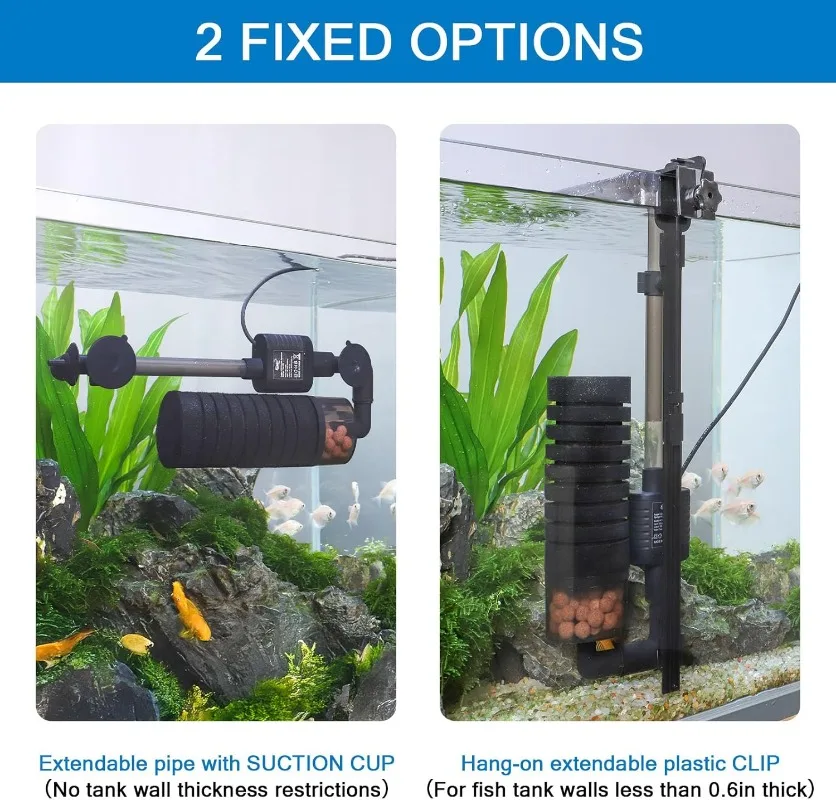 Quiet USB Aquarium Filter Sing - огляд і ціна Marine Aquarium Overflow Box