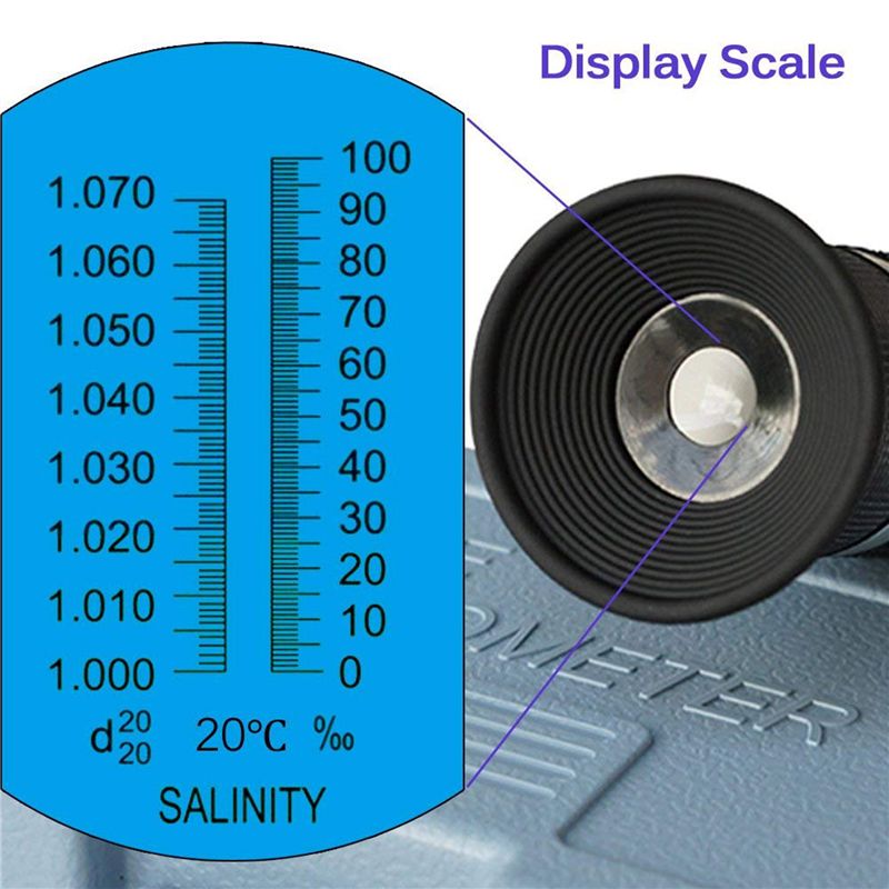 2X Salinity Refractometer For  - огляд і ціна Refractometer Salinity