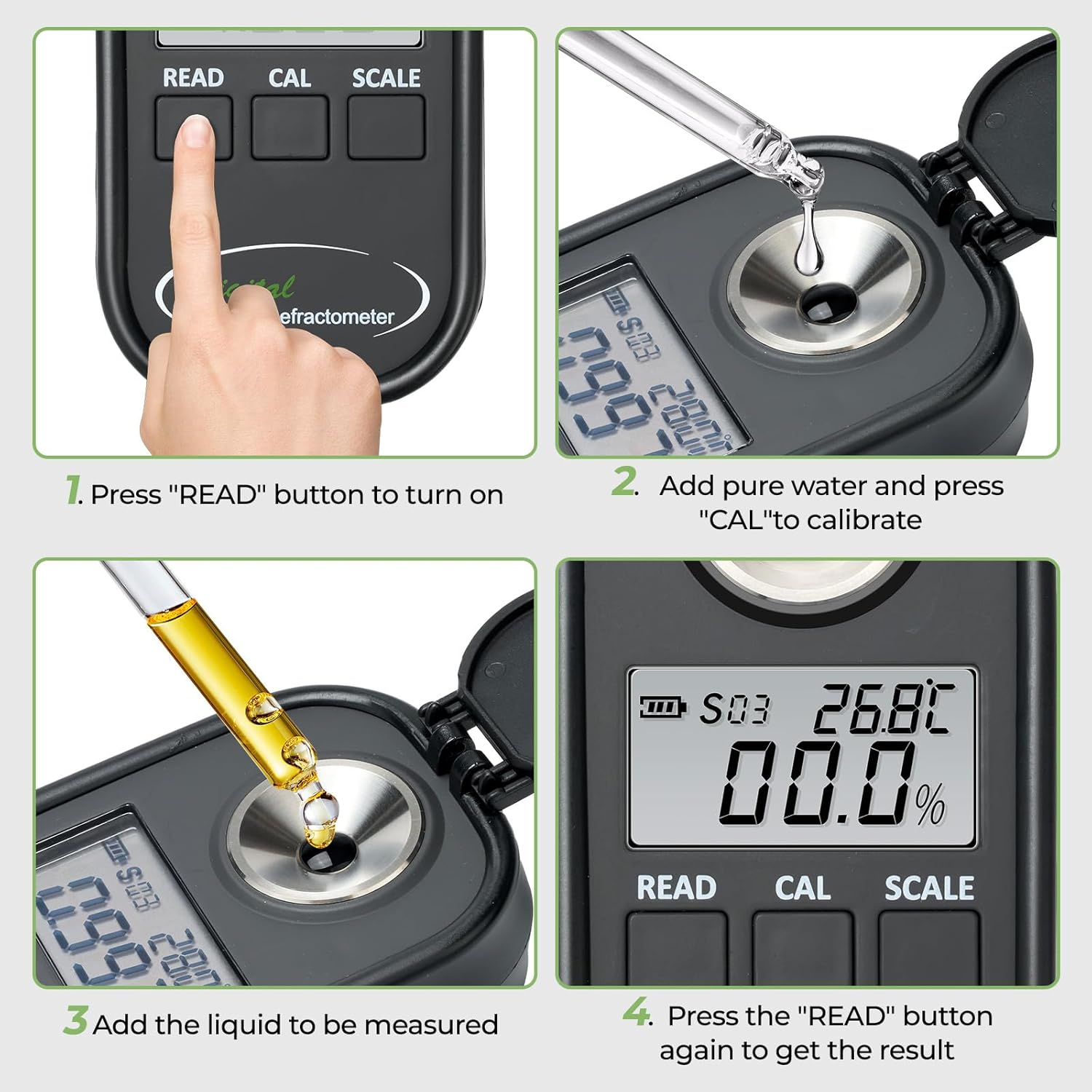 DIgital Refractometer Digital  - огляд і ціна Refractometer Salinity