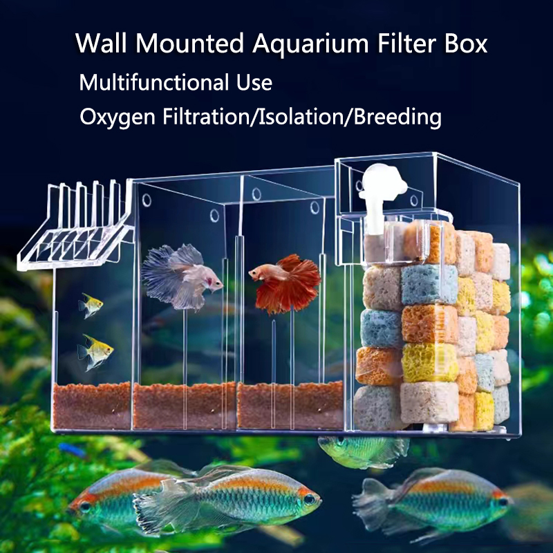 4 in 1 Fish Tank External Filt - огляд і ціна Marine Aquarium Overflow Box