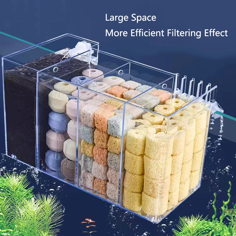 4 in 1 Fish Tank External Filt - огляд і ціна Marine Aquarium Overflow Box