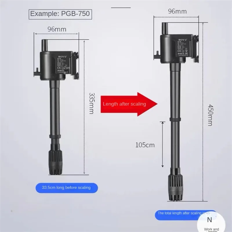 Boyu silent three in one fish  - огляд і ціна Marine Aquarium Overflow Box
