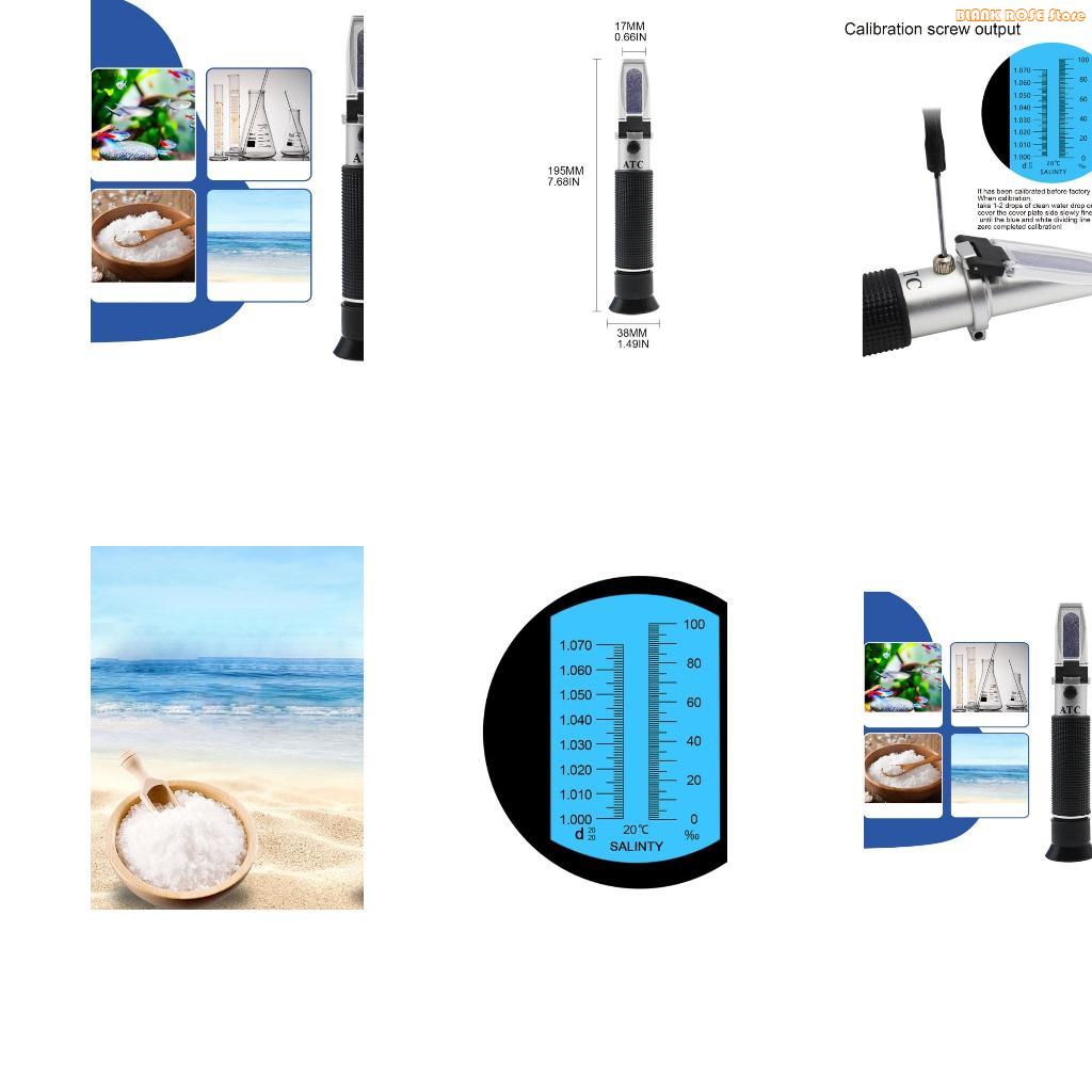 K1AE Salinity Refractometer Sa - огляд і ціна Refractometer Salinity