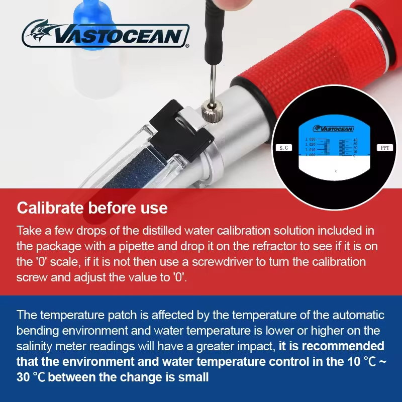 Vastocean Saltwater Refractome - огляд і ціна Refractometer Salinity