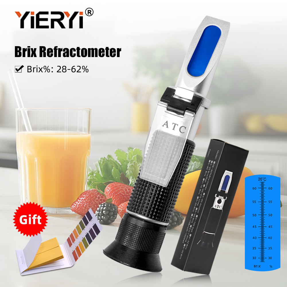 Professional 28-62% Brix Refra - огляд і ціна Refractometer Salinity