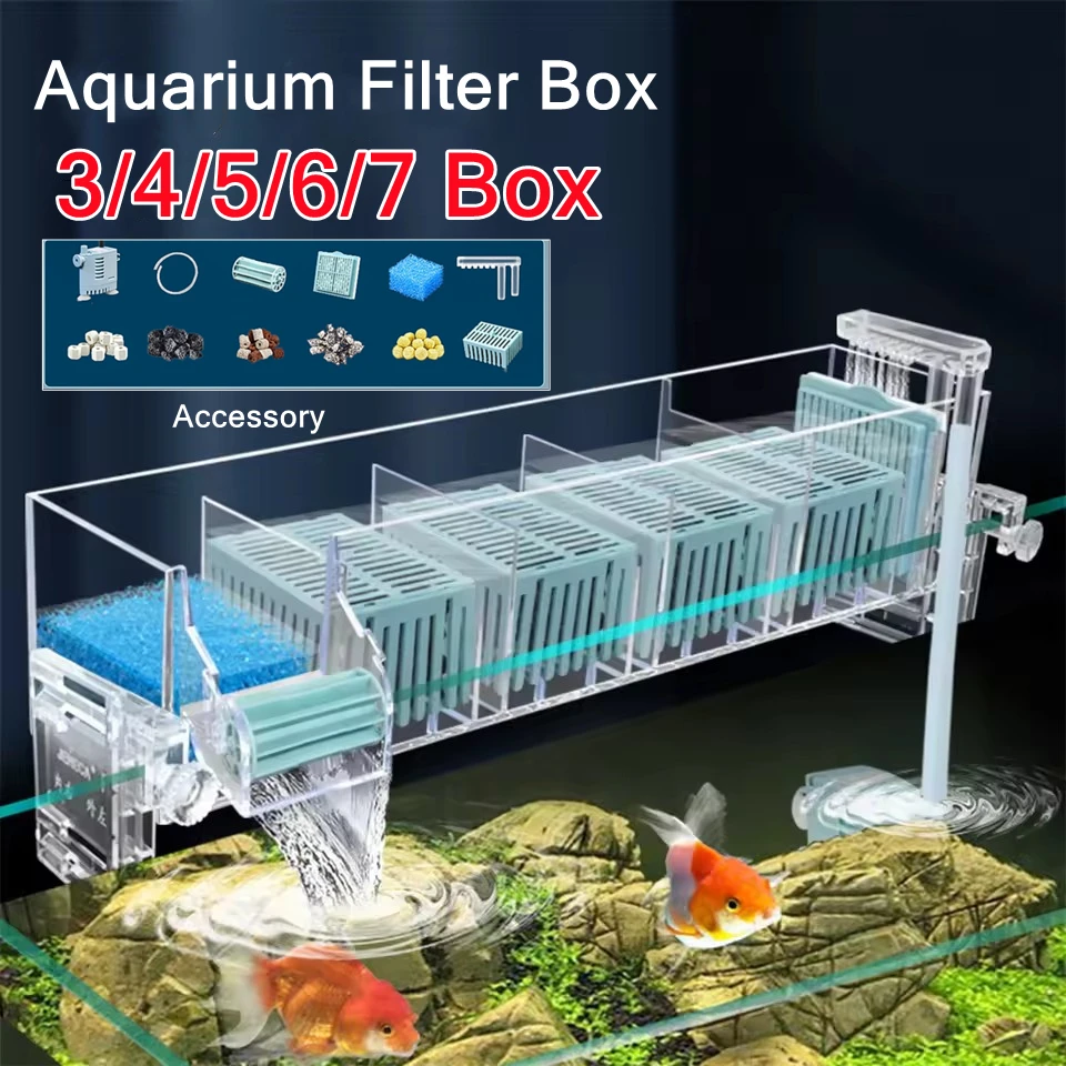 220V Aquarium Wall-Mounted Wat - огляд і ціна Marine Aquarium Overflow Box